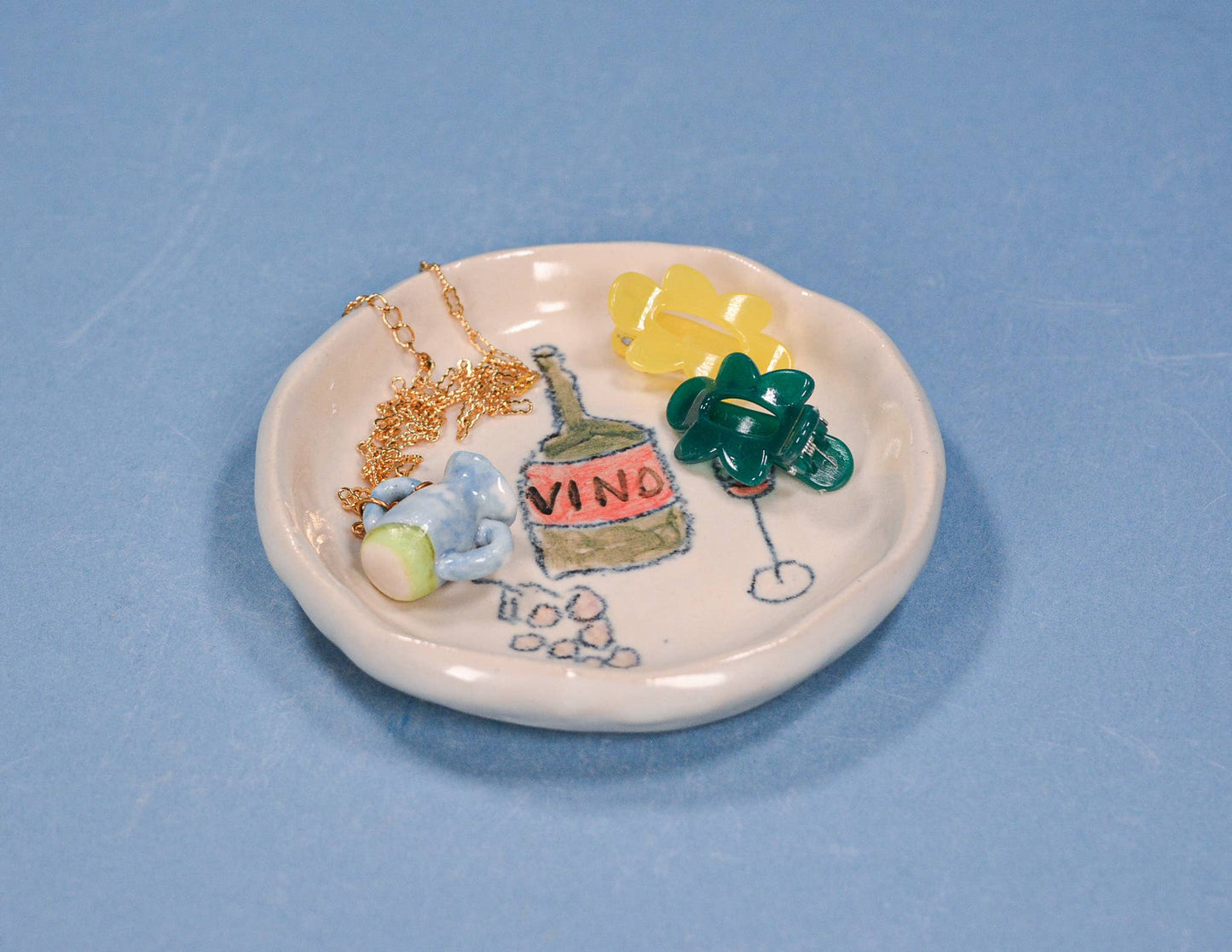 Wine Night Ceramic Dish