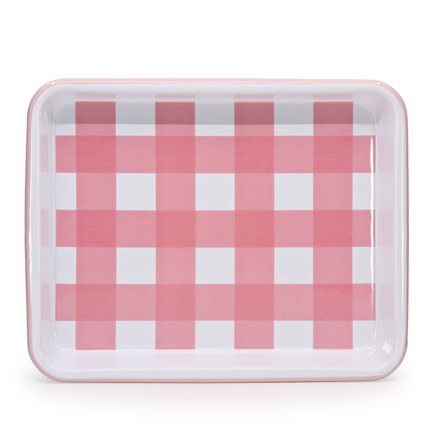 Max Humphrey x CCH Gingham Enamelware Small Rectangle Tray