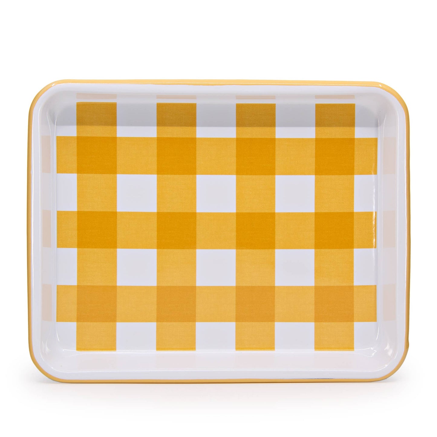 Max Humphrey x CCH Gingham Enamelware Small Rectangle Tray