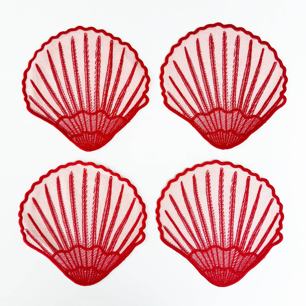 Sea Shell Cocktail Napkins Set