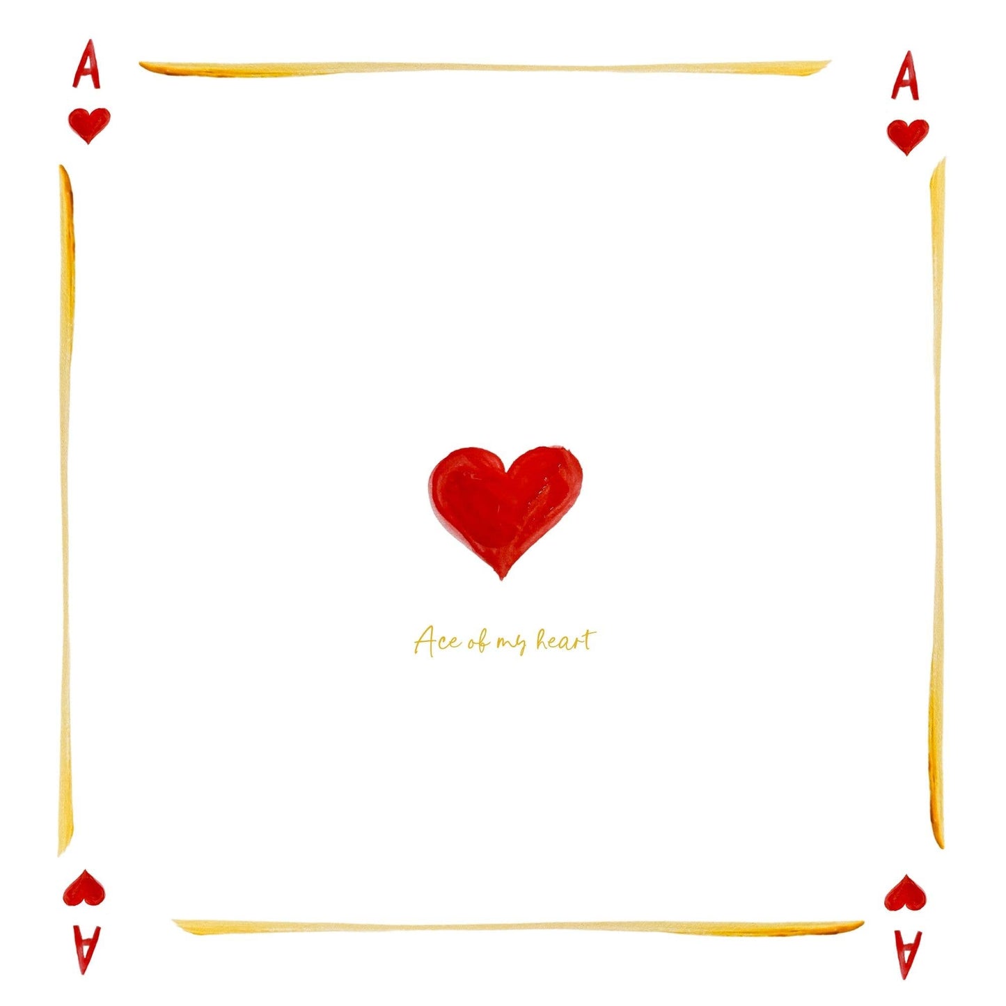 Ace of my heart / Perfect Shot - Linen Napkin Set