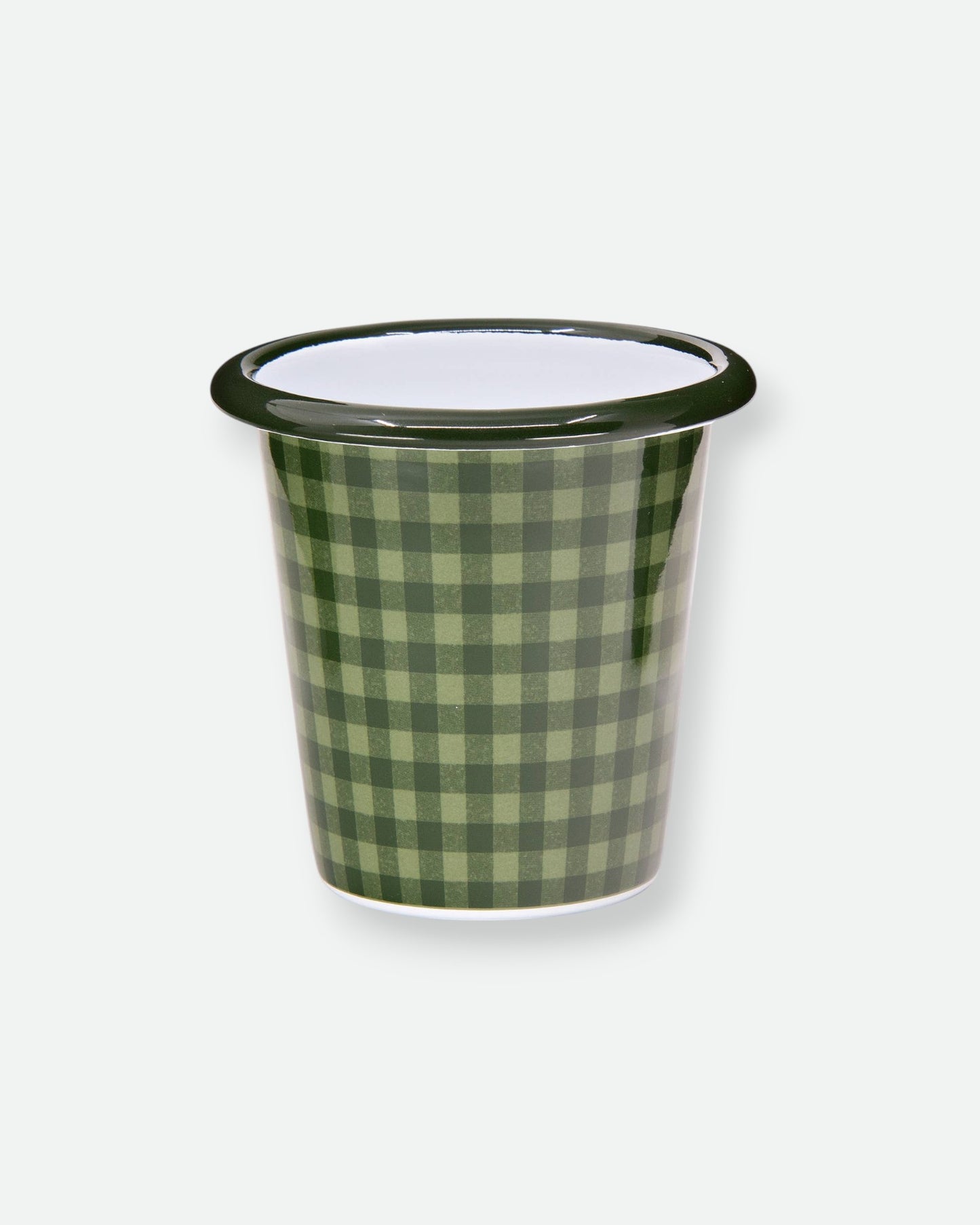 Max Humphrey x CCH Plaid Enamelware 10 oz Short Tumbler