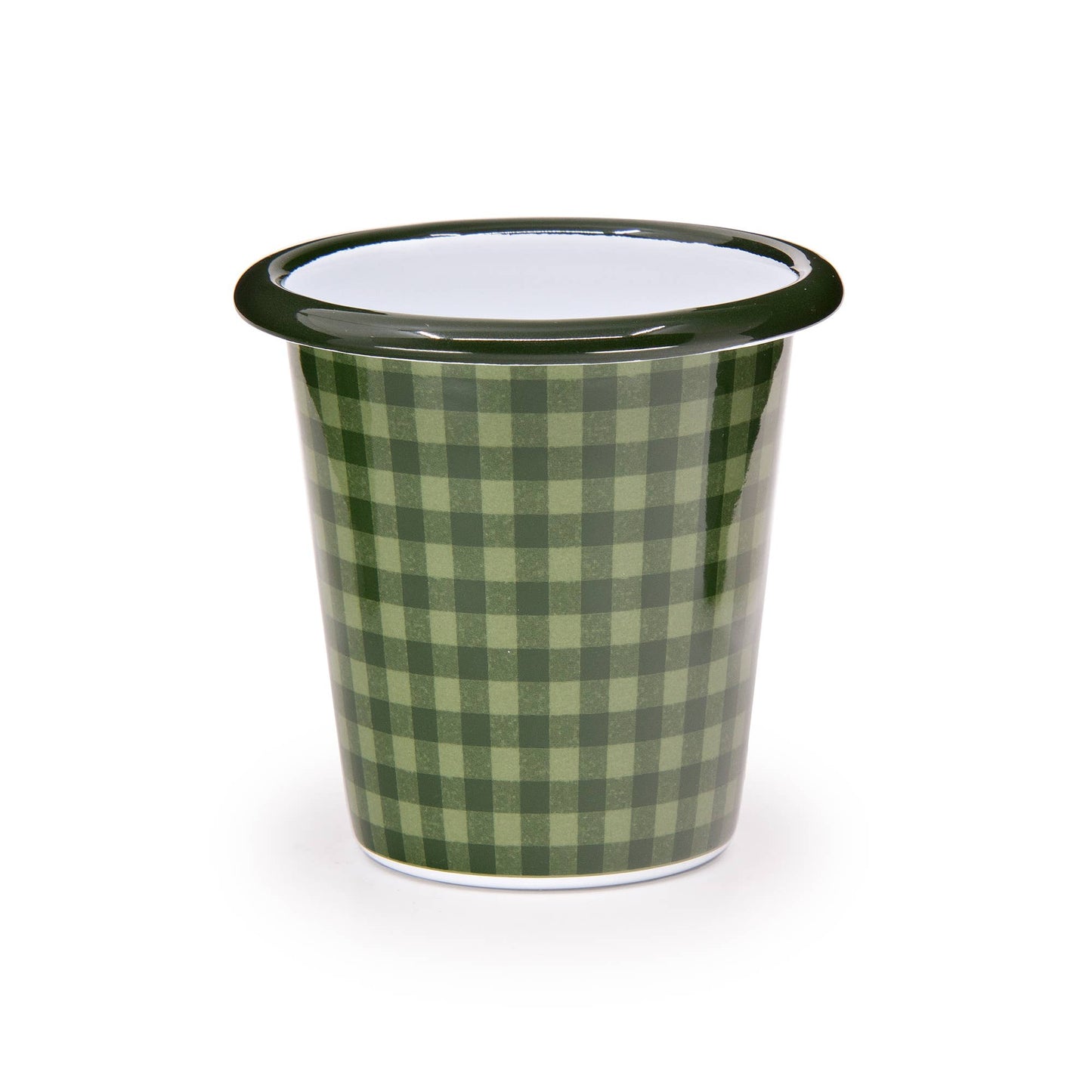 Max Humphrey x CCH Plaid Enamelware 10 oz Short Tumbler