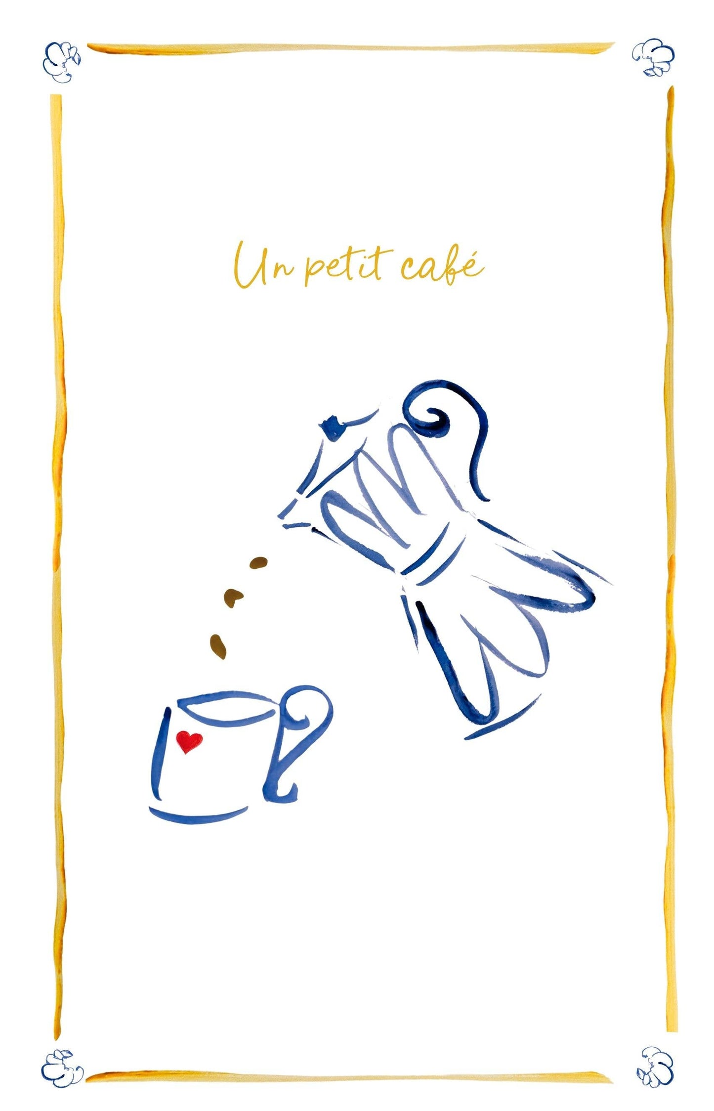 Un Petit Café - Tea Towel
