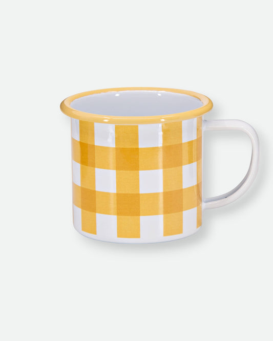 Max Humphrey x CCH Gingham Enamelware 12 oz Mug