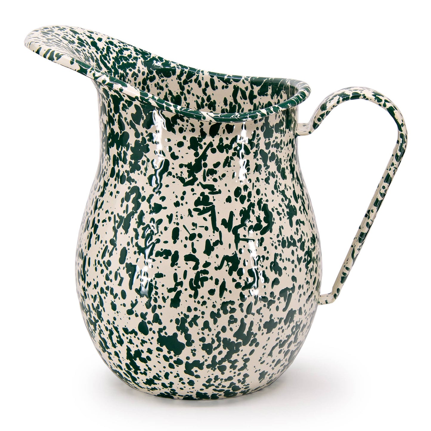 Splatter Enamelware Pitcher (Color Variants)
