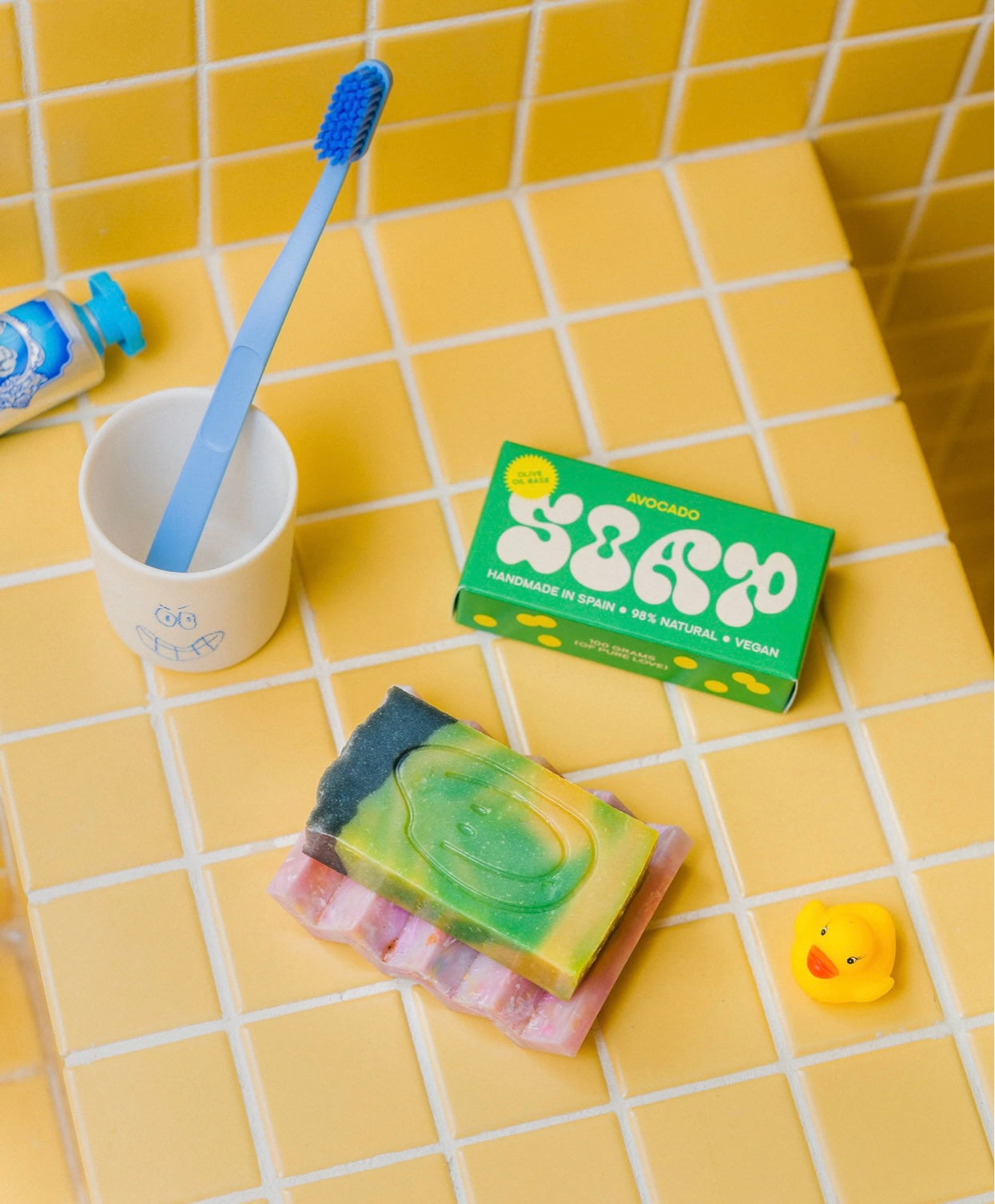 Handmade Smile Soap