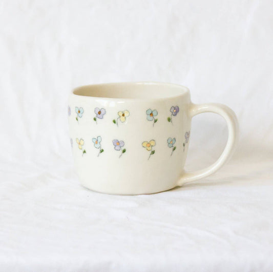 Handmade Floral Mug