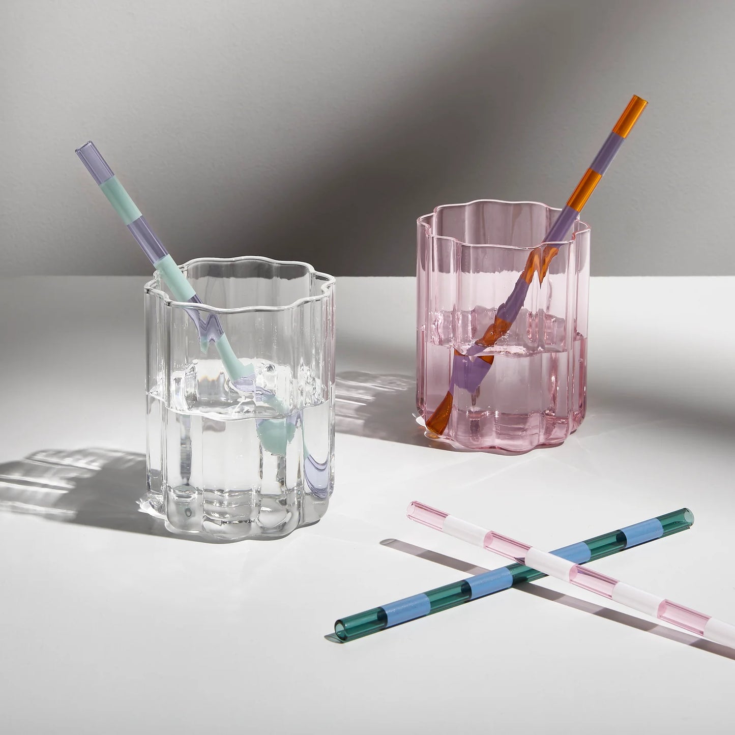 Two Tones Straws, set of 4