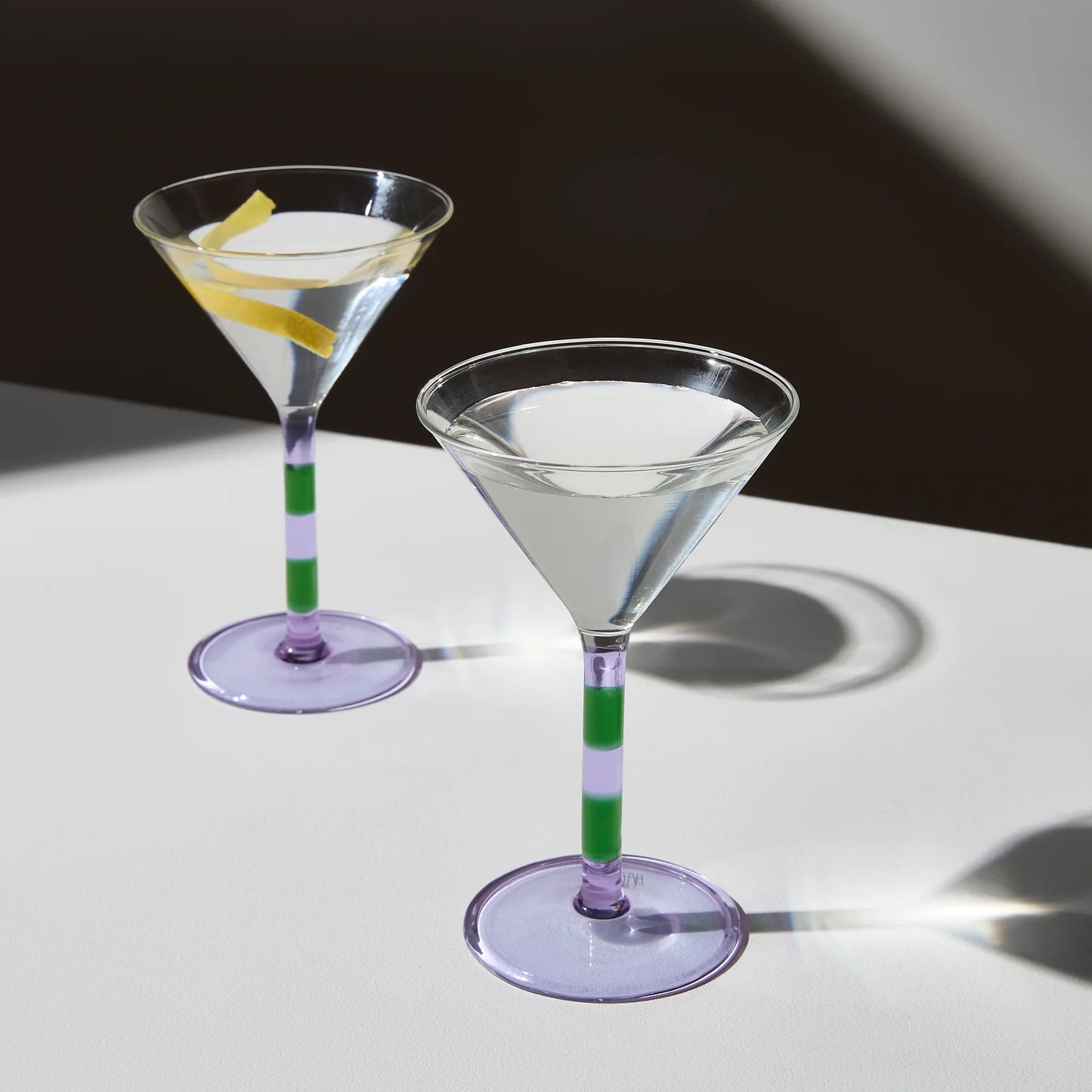 Two Tones Martini Glass