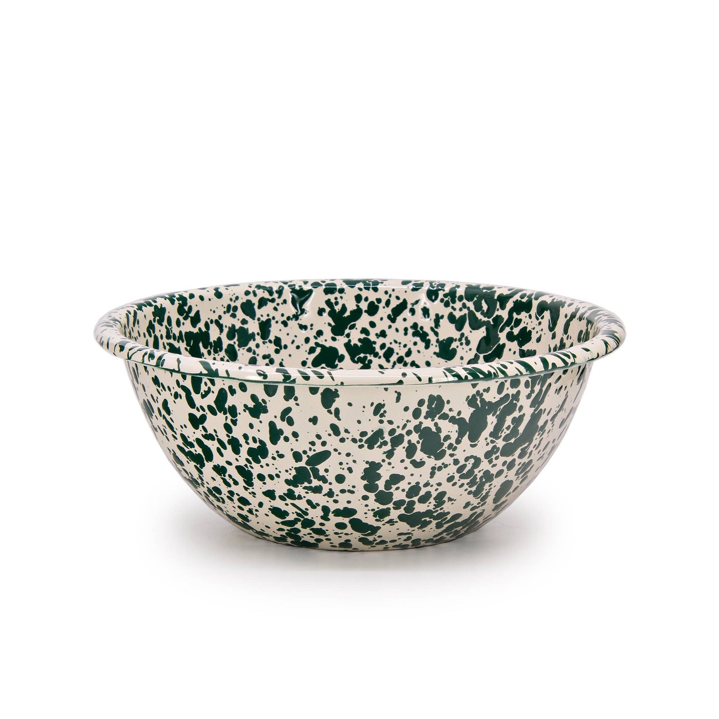 Splatter Enamelware Large Bowl (Color Variants)