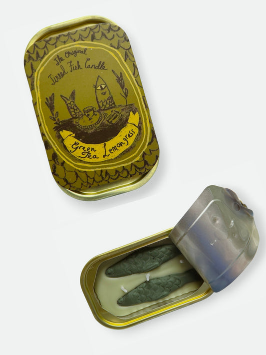 Tinned Fish Candle - Green Tea & Lemongrass