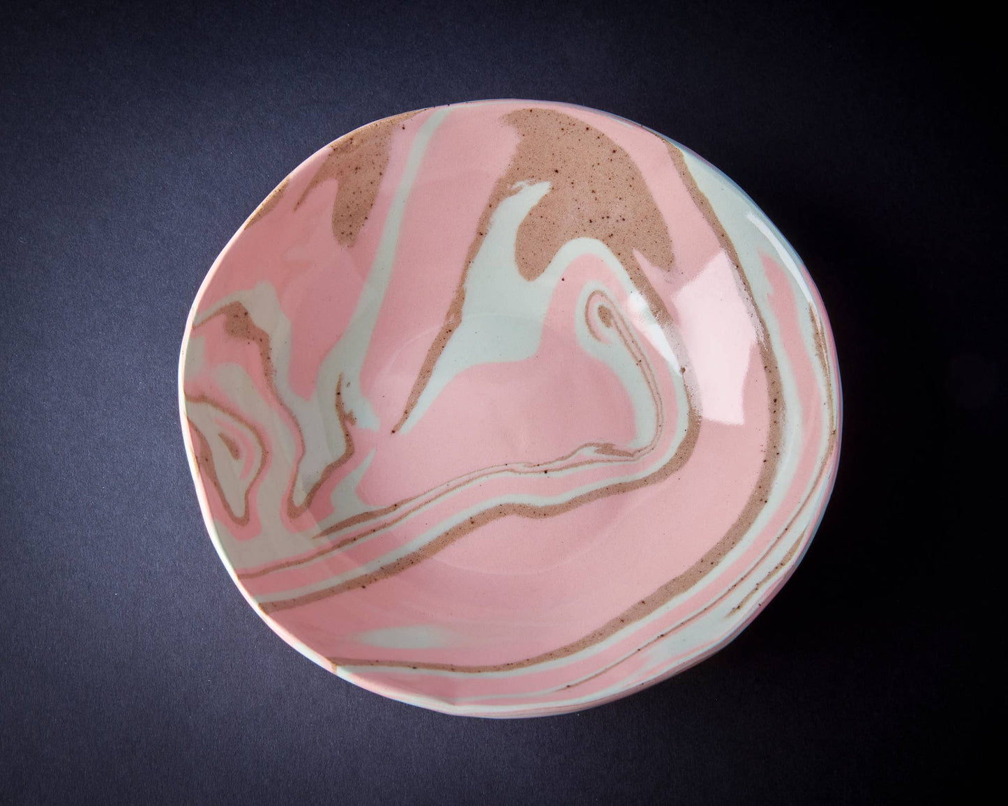 Desert Rose Marbled Bowls