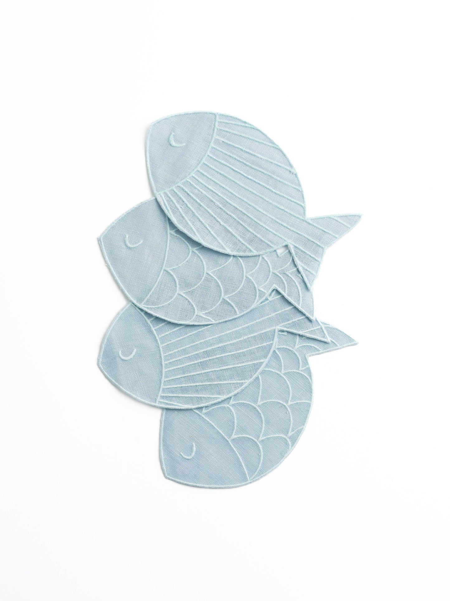 Sardine Cocktail Napkins, Set of 4