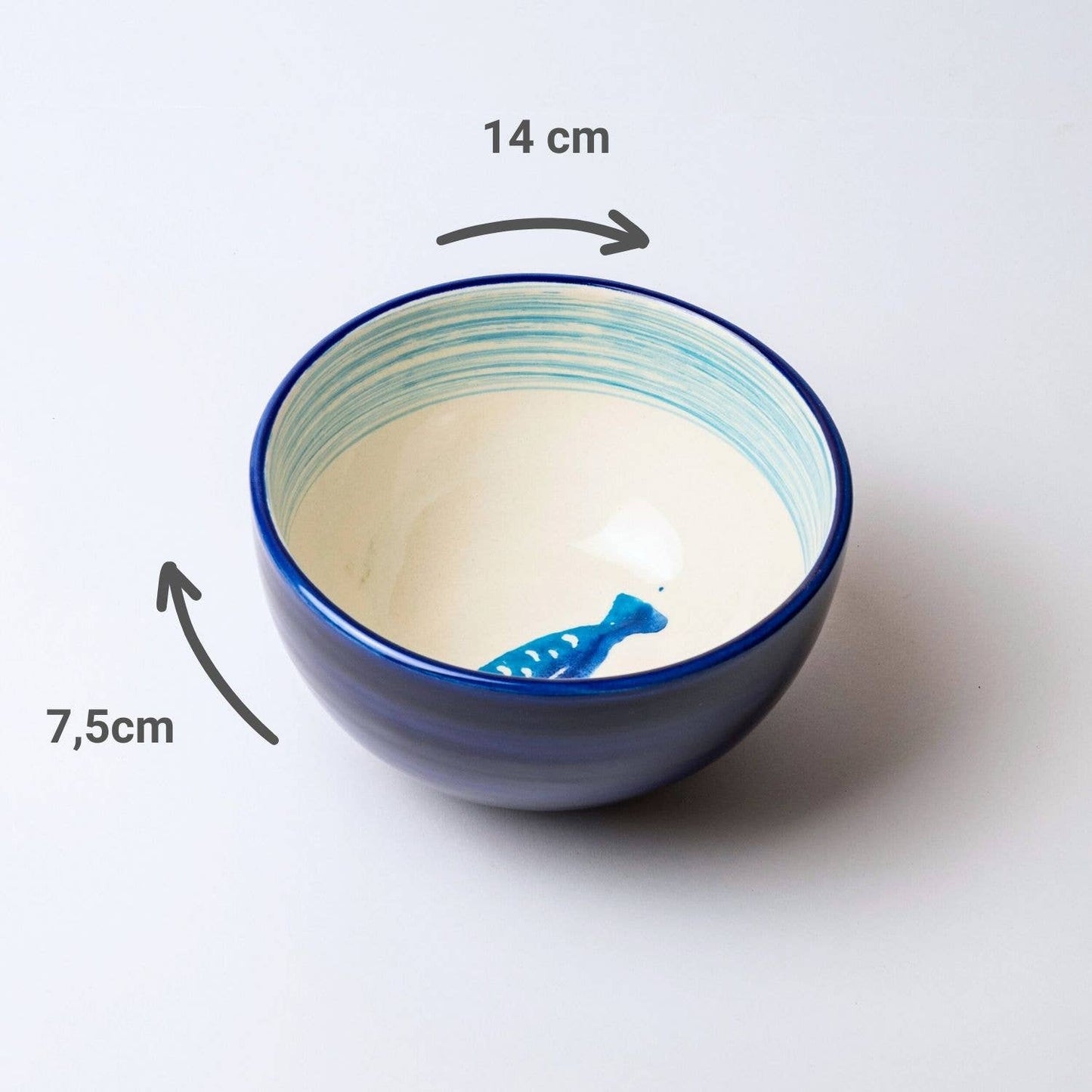 Fish Ceramic breakfast bowl