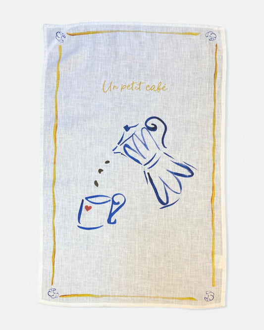 Un Petit Café - Tea Towel