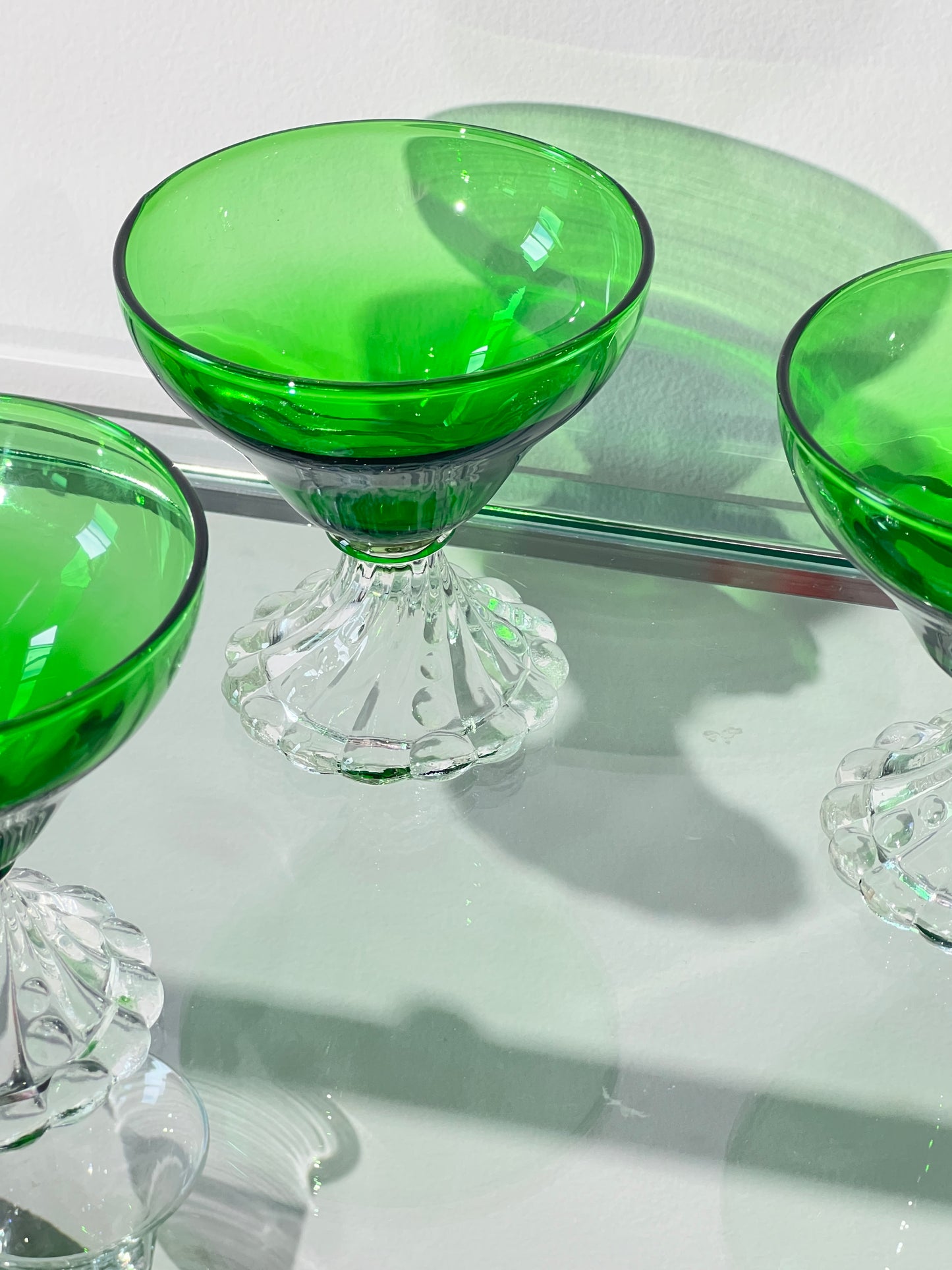 Vintage Emerald Green Swirl Boopie Coupe