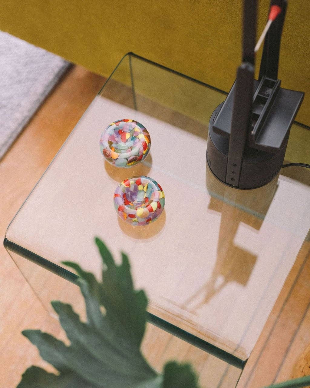 Glass Blown Multi-Color Nest Bowl
