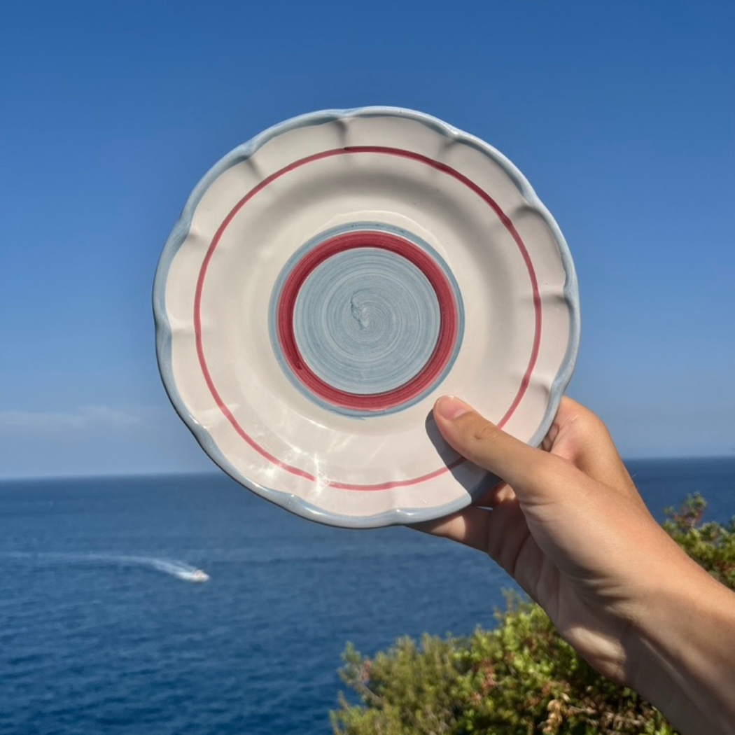 Mia Plate - Handmade & Hand Painted on the Amalfi