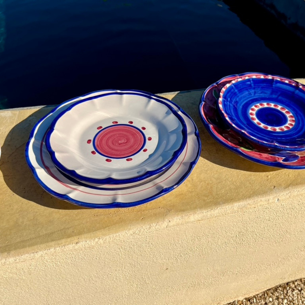 Sienna Plate - Handmade & Hand Painted on the Amalfi