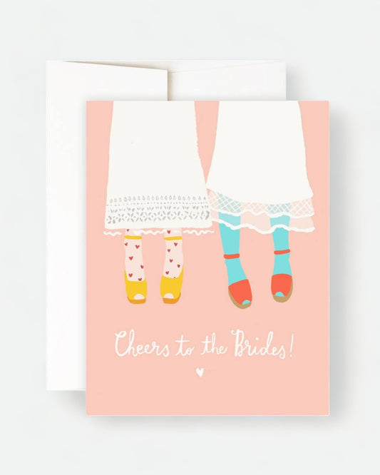 Bride & Bride Dresses Card