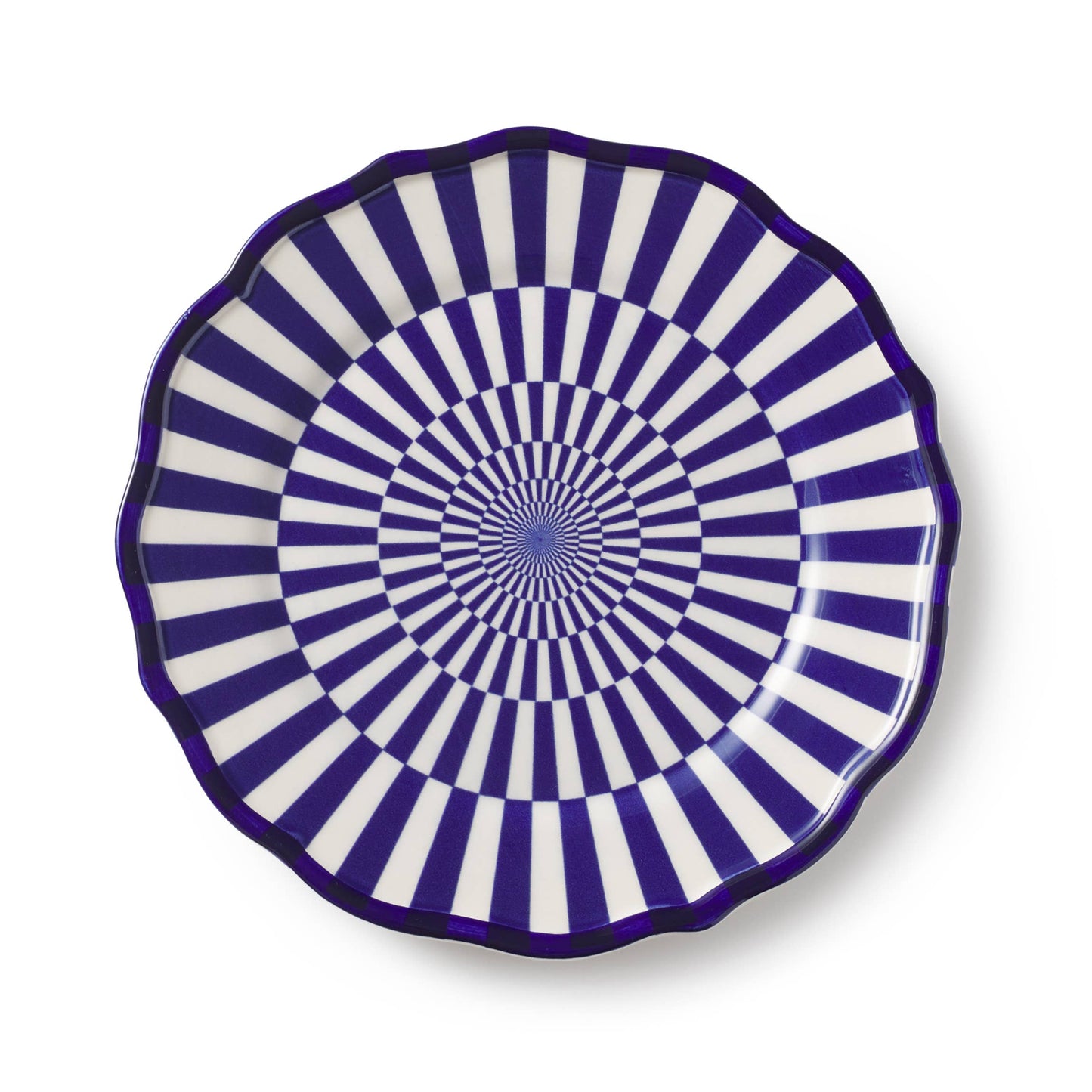 Riviera Striped Lunch Plate