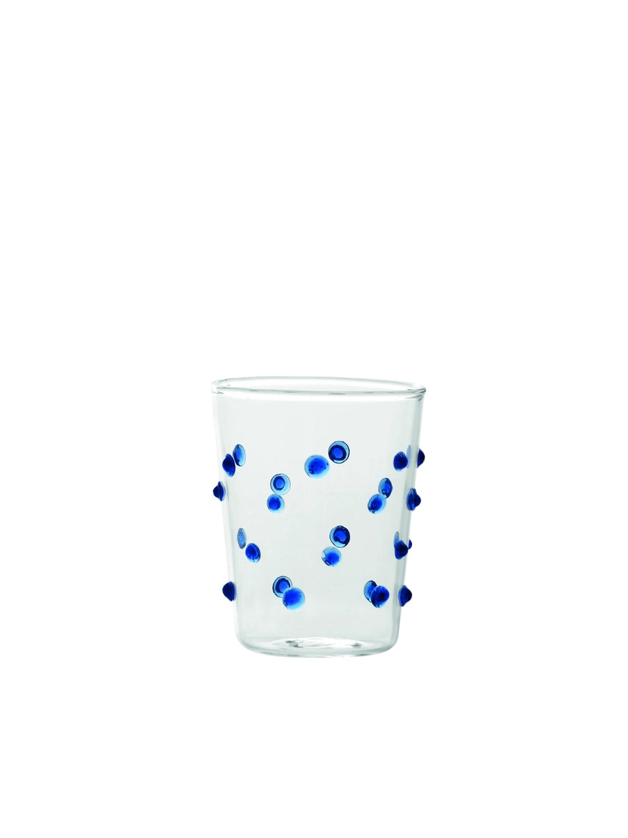 Blue Dots Shot Glass