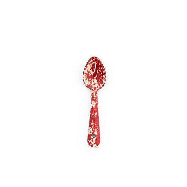 Splatter Enamelware Small Spoon (Color Variants)