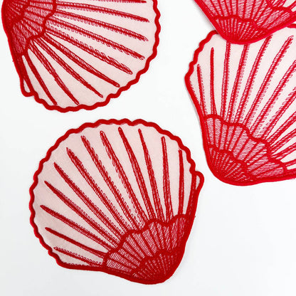 Sea Shell Cocktail Napkins Set