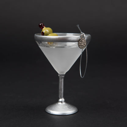 Martini Cocktail Christmas Holiday Ornament