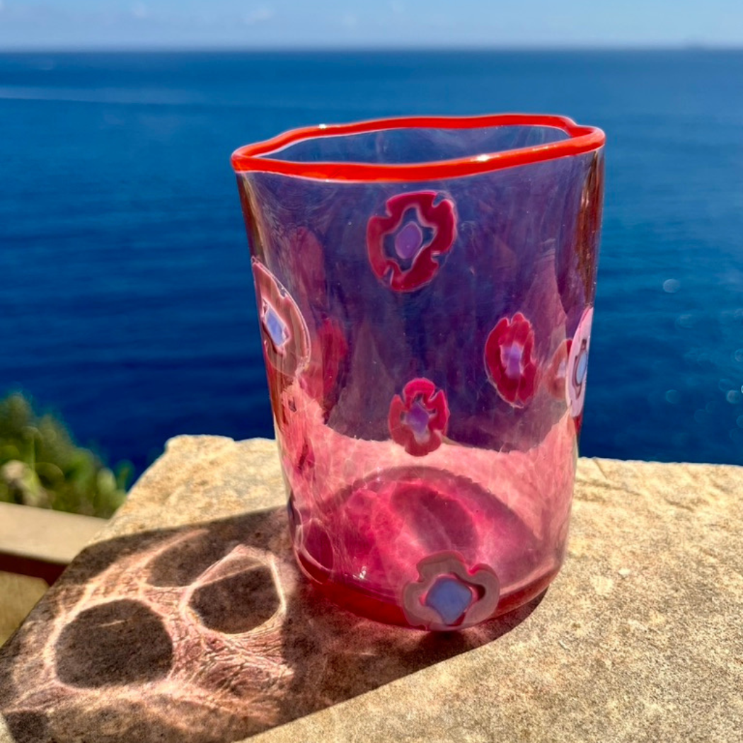 Cleo - Handblown Murano Drinking Glass/Tumbler