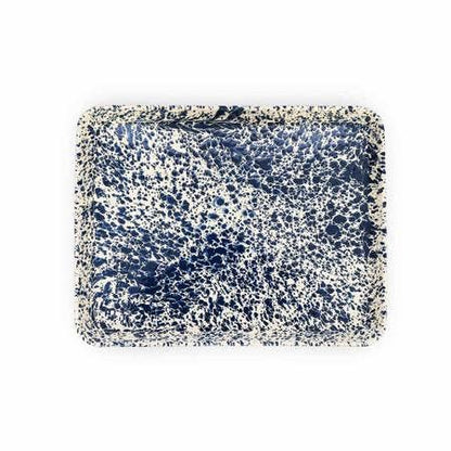 Splatter Enamelware Large Rectangle/Jelly Roll Tray