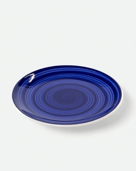 Spirale Blue Lunch Plate