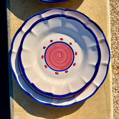 Sienna Plate - Handmade & Hand Painted on the Amalfi