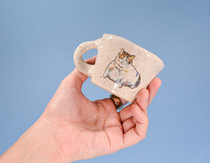 Chonky Cat Espresso Cup