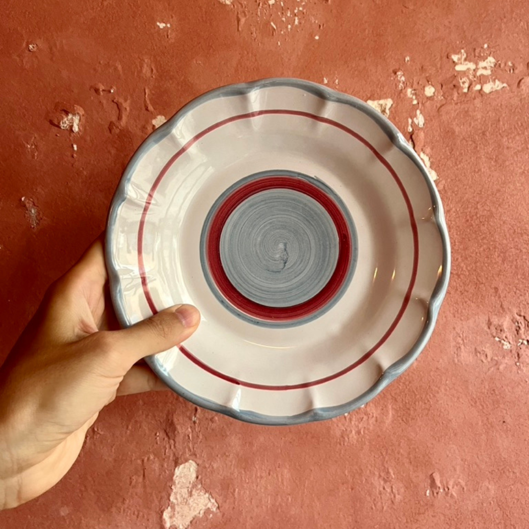 Mia Plate - Handmade & Hand Painted on the Amalfi