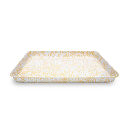 Splatter Enamelware Large Rectangle/Jelly Roll Tray