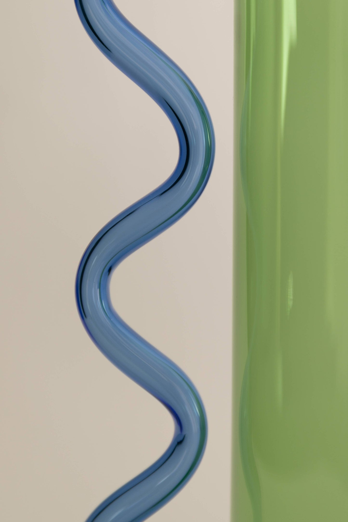 Wave Pitcher, Green/Blue