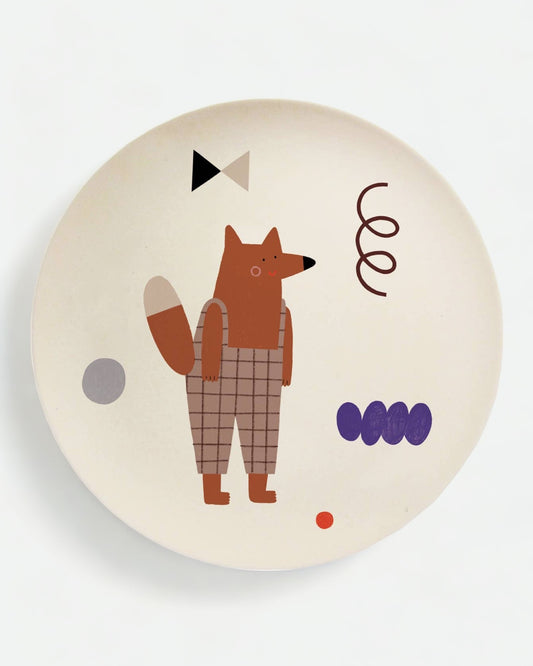 Fox Lunch plate