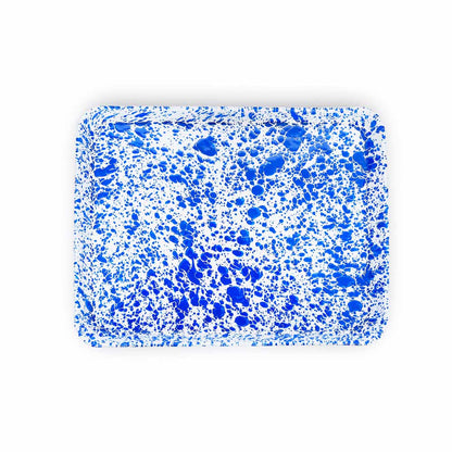 Splatter Enamelware Large Rectangle/Jelly Roll Tray