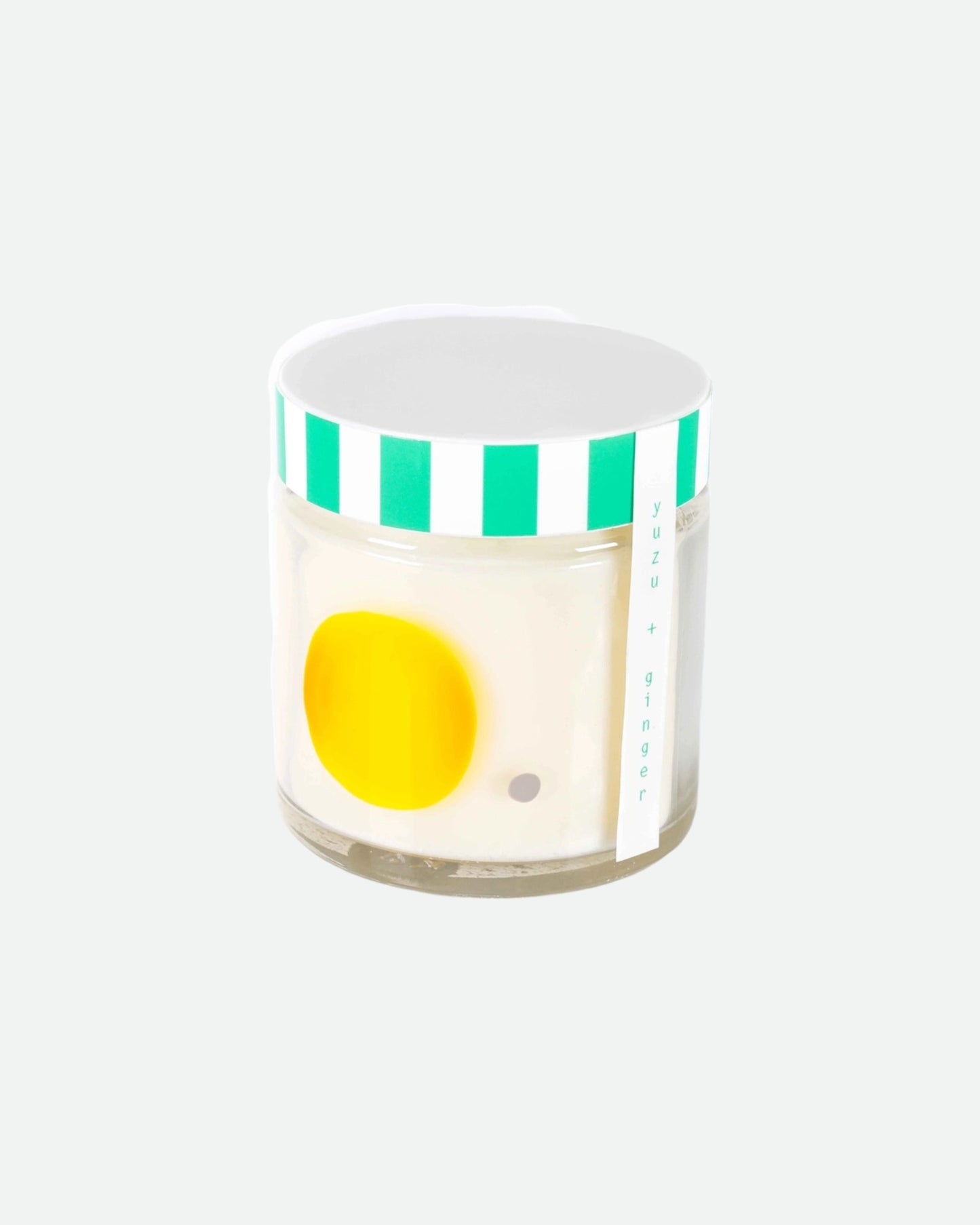 Yuzu + Ginger Hand-painted Glass Candle