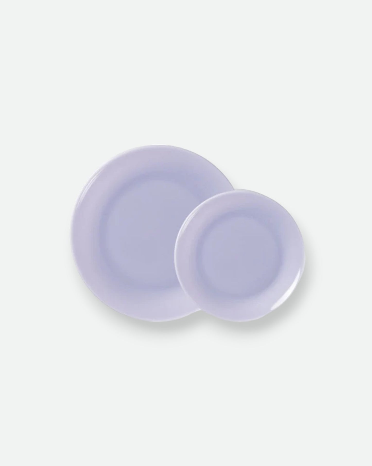 Milk Glass Plate - Lavender