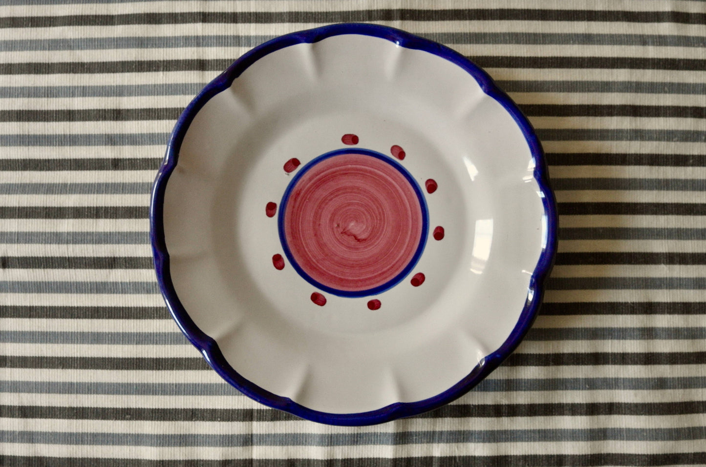 Sienna Plate - Handmade & Hand Painted on the Amalfi