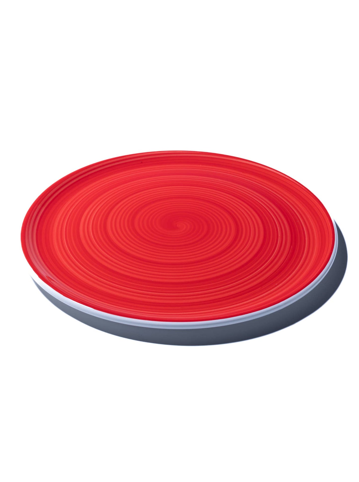 Spirale Red Charger / Pizza Plate