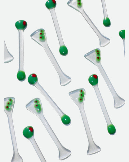 Happy Hour Glass Stirrers - Martini