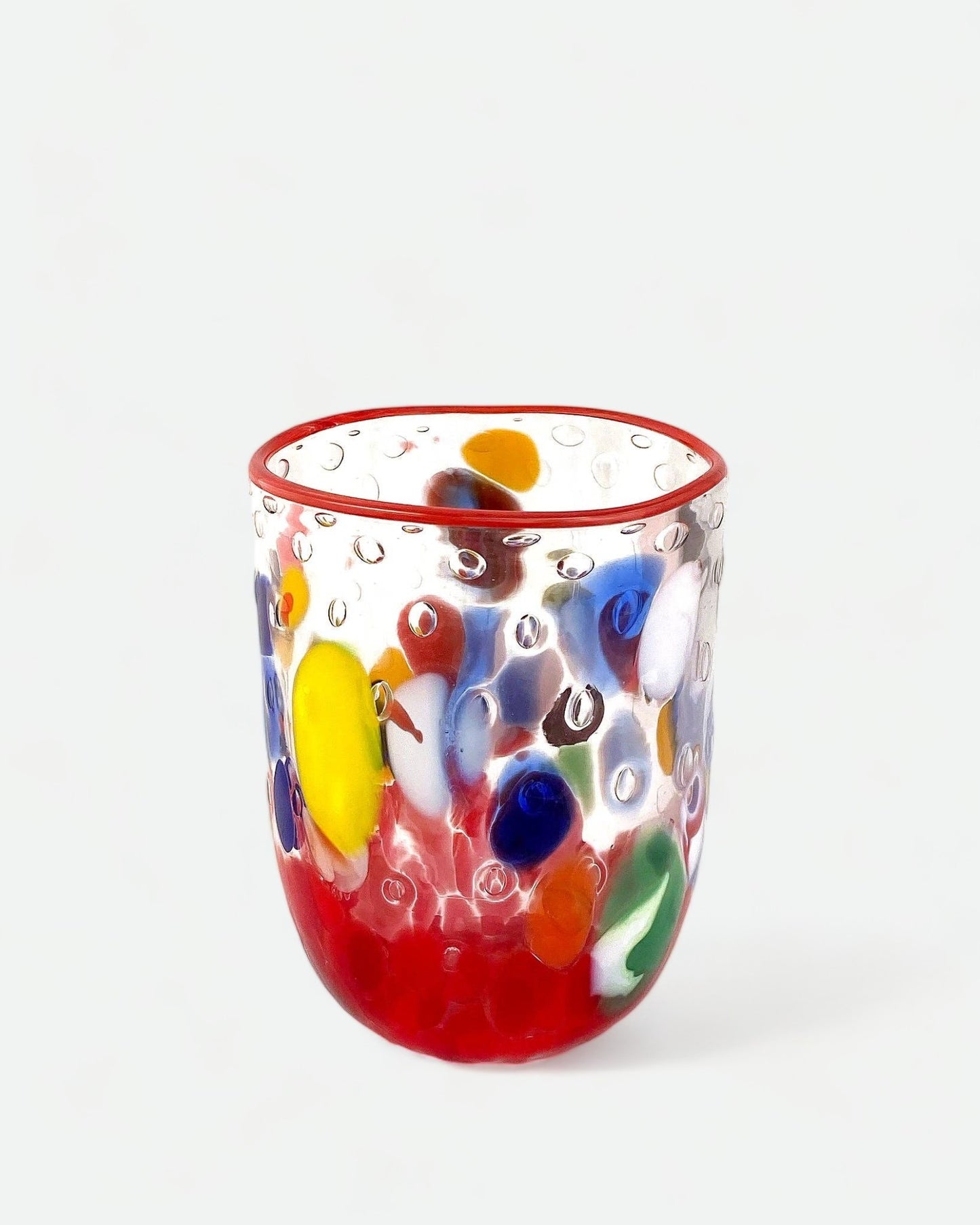 Murano Bubble Tumbler - Yellow