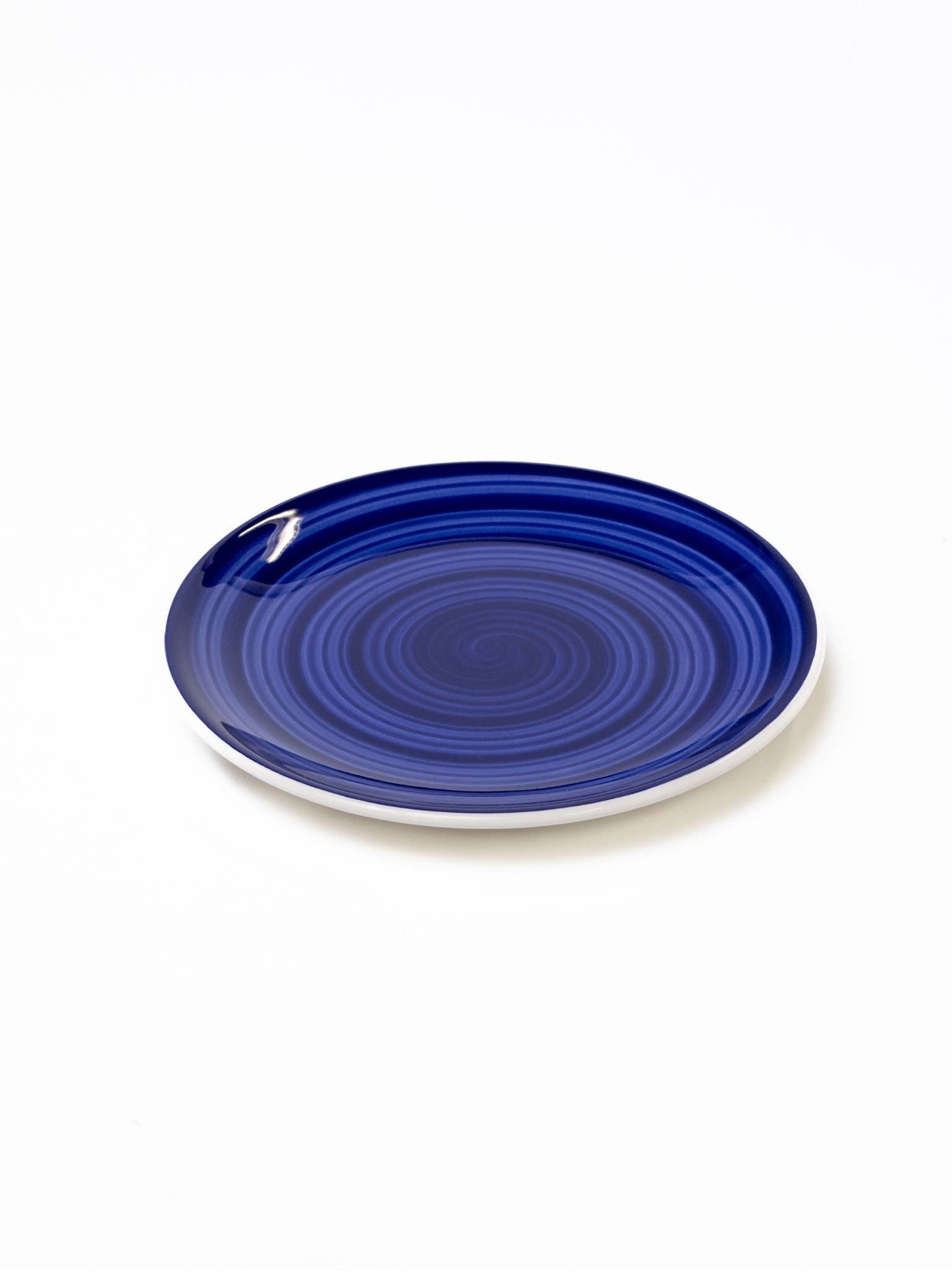 Spirale Blue Lunch Plate