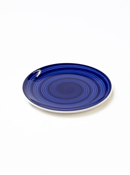 Spirale Blue Lunch Plate