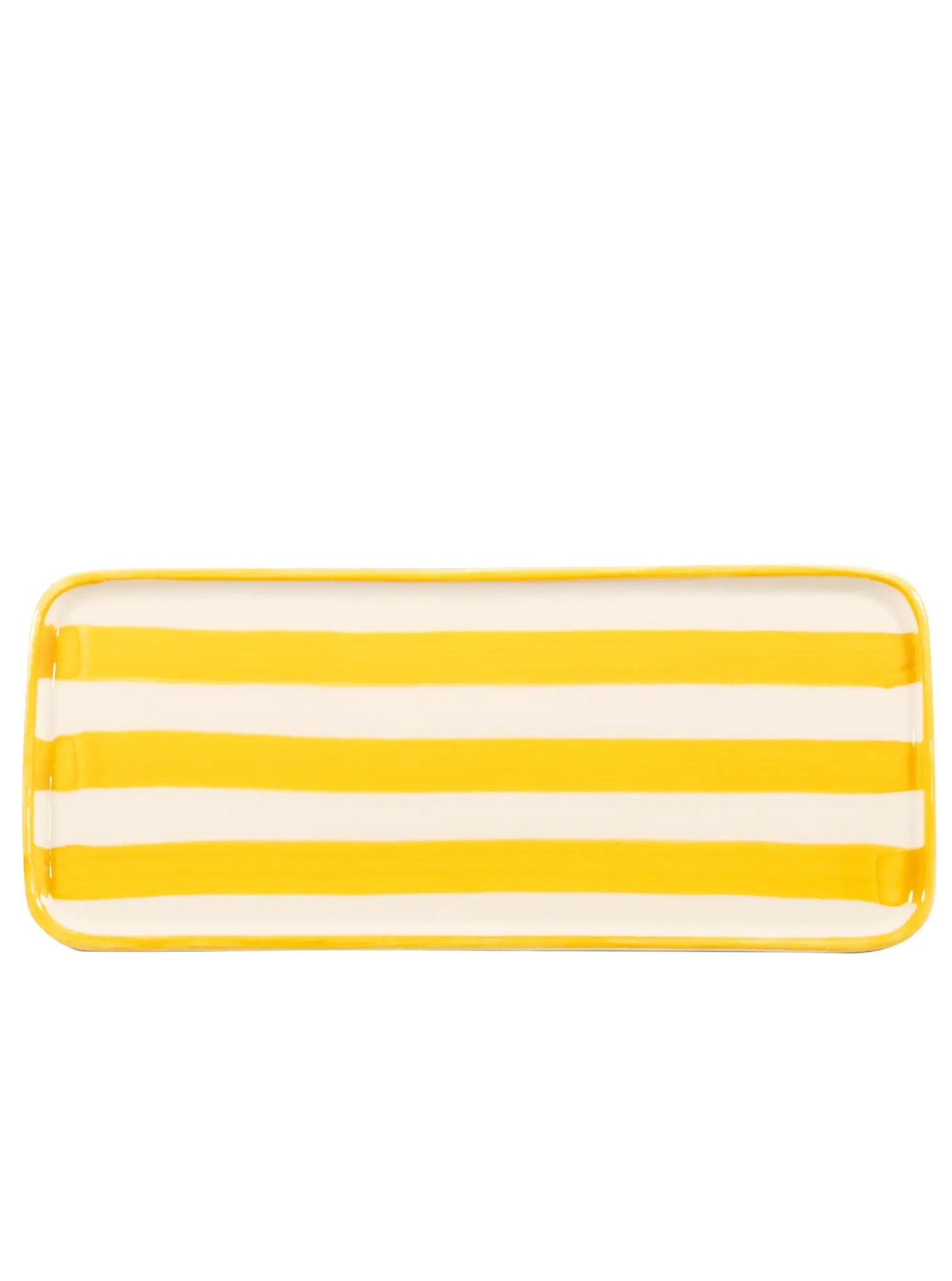 Lido Yellow Rectangular Plate