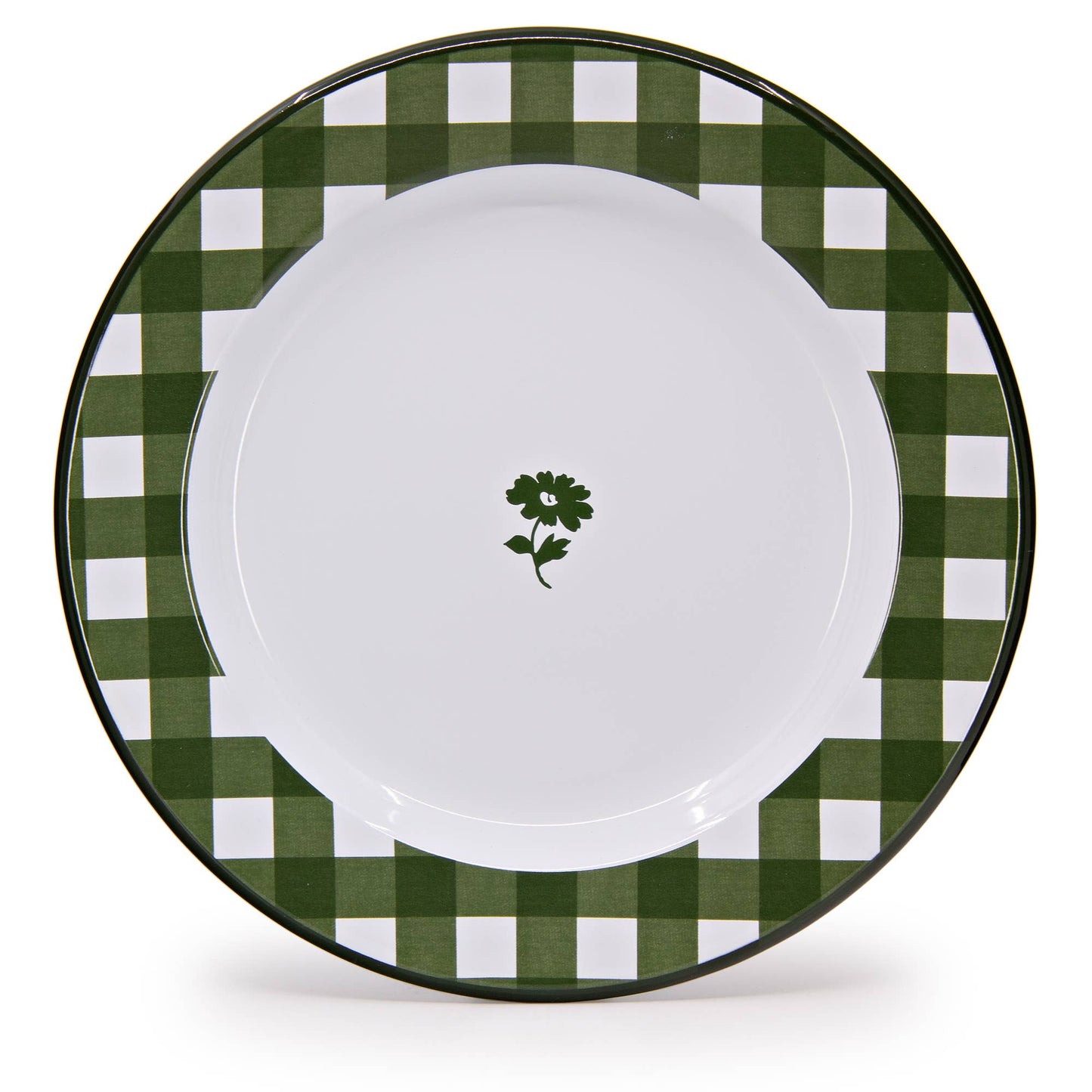 Max Humphrey x CCH Gingham Enamelware Dinner Plate